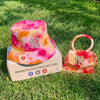Pink&Orange Handbag&Hat Taste of Boujee Brand Tye Dye Bucket Hat